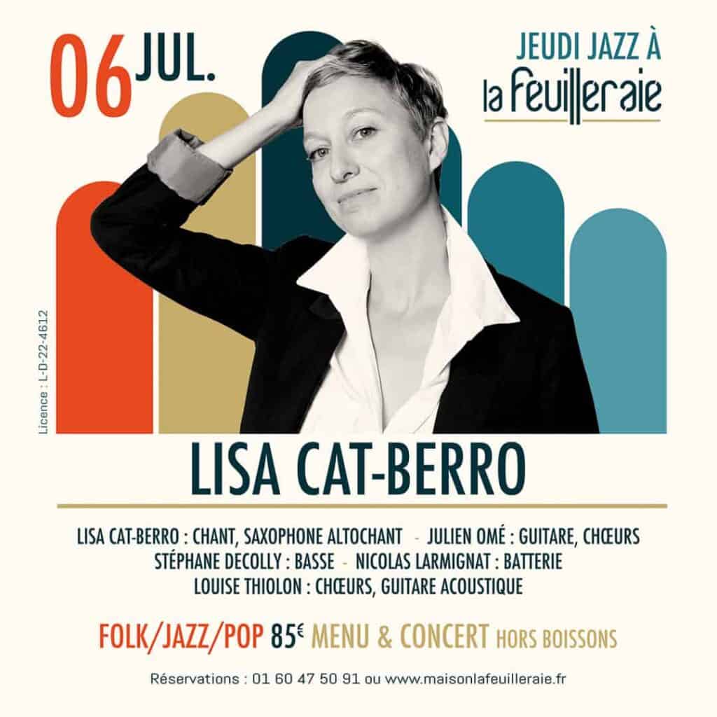 Jazz à la Feuilleraie Lisa Cat Berro