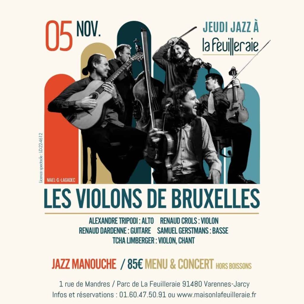 LES VIOLONS DE BRUXELLES à La Feuilleraie