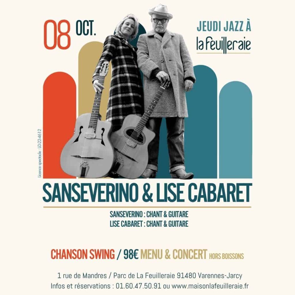 SANSEVERINO & LISE CABARET à La Feuilleraie
